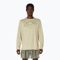 Vyriški bėgimo marškinėliai ilgomis rankovėmis ASICS Fujitrail Logo LS khaki