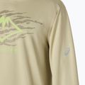 Vyriški bėgimo marškinėliai ilgomis rankovėmis ASICS Fujitrail Logo LS khaki 6