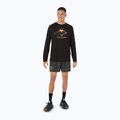 Vyriški bėgimo marškinėliai ilgomis rankovėmis ASICS Fujitrail Logo LS performance black 2