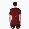 Vyriški bėgimo marškinėliai ASICS Road Seamless dark red planet 3