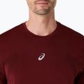 Vyriški bėgimo marškinėliai ASICS Road Seamless dark red planet 5