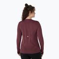 Moteriški bėgimo marškinėliai ilgomis rankovėmis ASICS Road Seamless LS dark currant/port royal 2