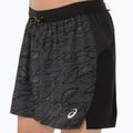 Vyriški bėgimo šortai ASICS Fujitrail All Over Print 5IN performance black 5