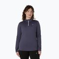 Moteriški bėgimo marškinėliai ilgomis rankovėmis ASICS Core LS Half Zip Winter indigo fog