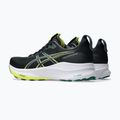 ASICS Gel-Kayano 32 vyriški bėgimo bateliai juoda/žalsva 4