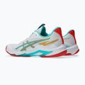 Moteriški tinklinio batai ASICS Netburner Ballistic FF 4 balti/jūros stiklas 4