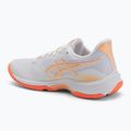 Moteriški tinklinio batai ASICS Netburner Ballistic FF 4 white/vivid coral 3