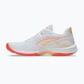 Moteriški tinklinio batai ASICS Netburner Ballistic FF 4 white/vivid coral 2