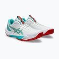 Moteriški tinklinio batai ASICS Sky Elite FF 3 balti/jūros stiklas 10