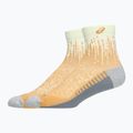 Kojinės ASICS Performance Run Quarter oatmeal/feather grey/pepper 2