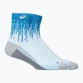Kojinės ASICS Performance Run Quarter Aegean Blue/Arctic Blue