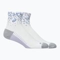 Kojinės ASICS Performance Run Quarter brilliant white/lilac hint/bluebell