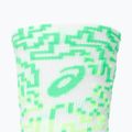 Kojinės ASICS Performance Run Crew brilliant white/illuminating green/vital green 3