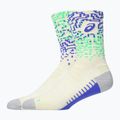 Kojinės ASICS Performance Run Crew ivory/cobalt burst/vital green 2