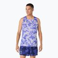 Vyriški bėgimo marškinėliai ASICS Fujitrail Singlet cobalt burst/cream