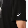 Vyriški bėgimo marškinėliai Asics Fujitrail Logo Ss Top Performance Black/Cream/Carbon 6