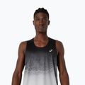 Vyriški bėgimo marškinėliai ASICS Road Fade Singlet performance black/cream 4