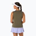 Moteriški teniso marškinėliai ASICS Game Sleeveless Top W dark olive 3