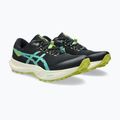 Vyriški bėgimo bateliai ASICS Fuji Lite 6 black/aurora green 10