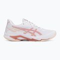 Moteriški tinklinio bateliai ASICS Netburner Ballistic FF 4 white/rose red 2