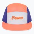 Kepurė su snapeliu ASICS Performance Running 5 Panel sun coral/brilliant white 2