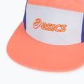 Kepurė su snapeliu ASICS Performance Running 5 Panel sun coral/brilliant white 3