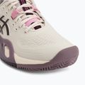 Moteriški teniso bateliai ASICS Gel-Resolution X Clay soft oat/dark aubergine 7
