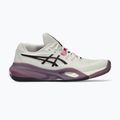 Moteriški teniso bateliai ASICS Gel-Resolution X Clay soft oat/dark aubergine