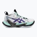 Vyriški tinklinio bateliai ASICS Metarise 2 white/radiant amethyst 2