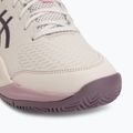 Vaikiški teniso batai ASICS Gel-Resolution X GS Clay soft oat/dark aubergine 7