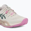 Moteriški padelio batai Asics Gel-Resolution X Padel Soft Oat/Jewel Green 7