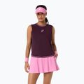 Moteriški teniso marškinėliai ASICS Game Sleeveless Top W dark aubergine