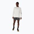 Vyriški bėgimo marškinėliai su ilgomis rankovėmis  Asics Fujitrail Logo Ls Top Cream 2