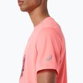 Vyriški bėgimo marškinėliai Asics Fujitrail Logo Ss Top Sun Coral 6