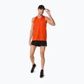 Vyriški bėgimo marškinėliai ASICS Metarun Singlet vyšninė pomidorų spalva 2