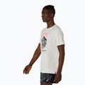 Vyriški bėgimo marškinėliai Asics Fujitrail Logo Ss Top Cream 4