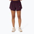 Moteriški bėgimo šortai ASICS Nagino Run 2-N-1 dark aubergine