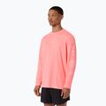 Vyriški bėgimo marškinėliai su ilgomis rankovėmis  Asics Fujitrail Logo Ls Top Sun Coral 4