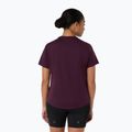 Moteriški bėgimo marškinėliai Asics Fujitrail Logo Ss Top Dark Aubergine 3