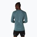 Vyriški bėgimo marškinėliai ilgomis rankovėmis ASICS Road Seamless rūko žalsvai mėlyna 3