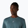 Vyriški bėgimo marškinėliai ilgomis rankovėmis ASICS Road Seamless rūko žalsvai mėlyna 5