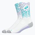 Kojinės ASICS Performance Run Crew white/energy aqua 2