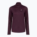 Moteriški bėgimo marškinėliai su ilgomis rankovėmis  ASICS Core 1/2 Zip Winter Top dark aubergine