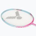 Badmintono raketė VICTOR DriveX 6SP QM fluorescent rose-red/light blue 5