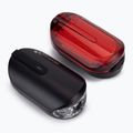 INFINI rinkinys Olley Usb dviračių žibintai juodi I-210PR-B
