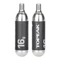 Pompos kasetės Topeak Cartridge CO2 16 g 2 vnt. do CO2-Bra i AirBooster