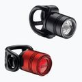 Dviračio lempų rinkinys Lezyne Femto Drive Pair black/red