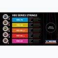 Badmintono stygos VICTORA VBS 70 - rinkinys baltos spalvos 2