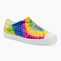 "Native Jefferson Print" vaikiški sportiniai bateliai kiautas baltas / kiautas baltas / neon multi tie dye