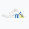 Native Jefferson Print Disney Jr vaikiški sportiniai bateliai shell white/shell white/positive mickey 10